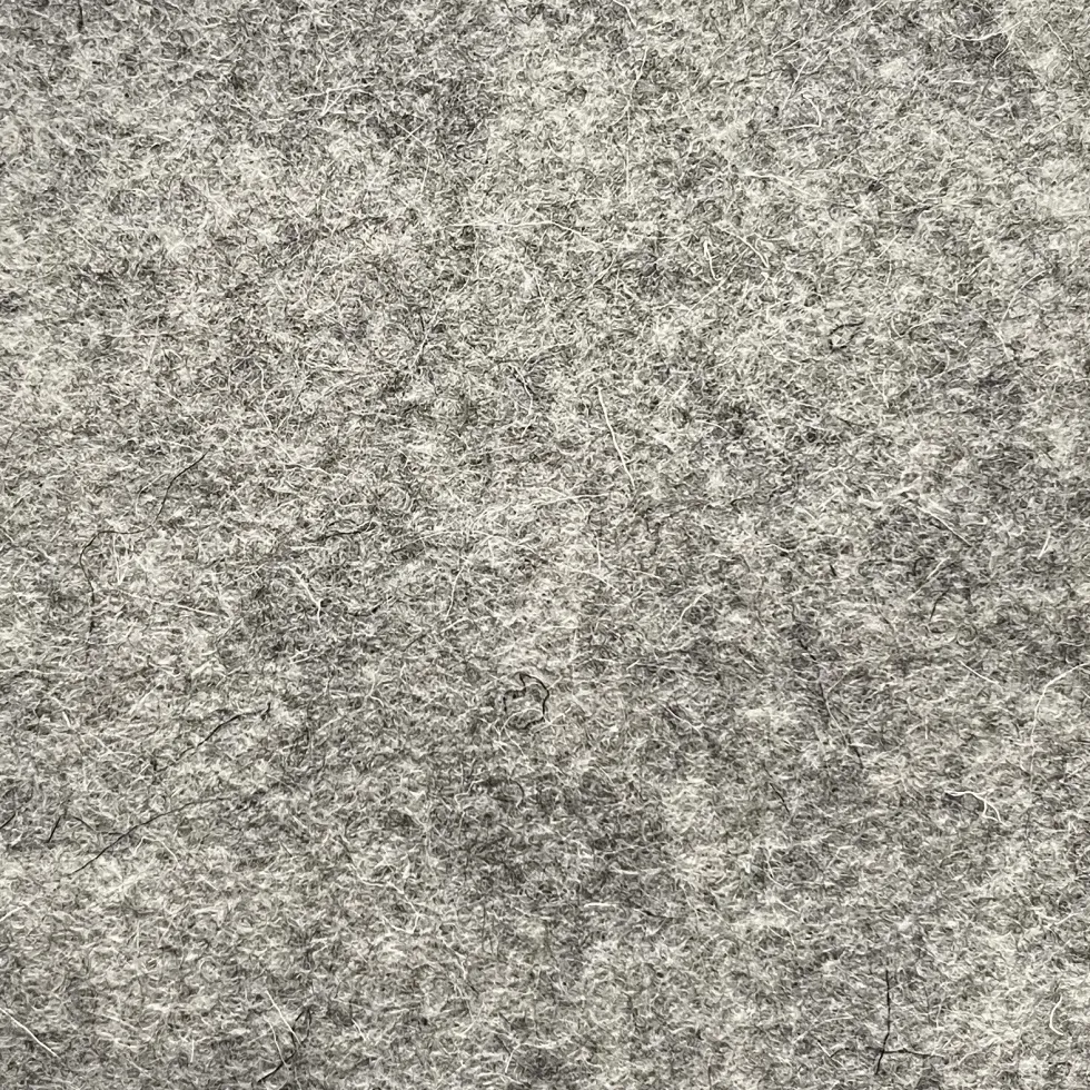Filc wełniany A4 - melanżowy, średni szary, 1 mm