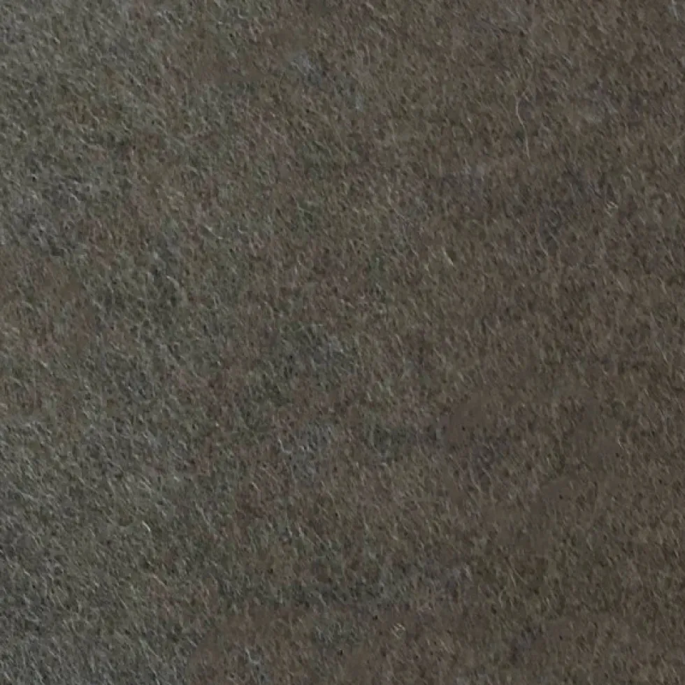Filc wełniany A4 - melanżowy, zieleń khaki, 1 mm