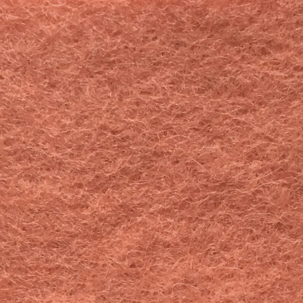 Filc wełniany A4 - różowa terracotta, 1 mm