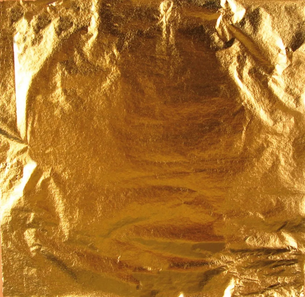 Folia do złoceń Mona Lisa - Speedball - Gold 13 x 13 cm 25 ark.