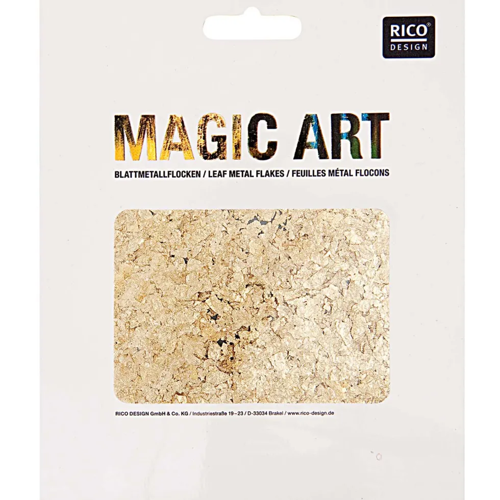 Folia do złoceń w płatkach Magic Art - Rico Design - złota, 2 g