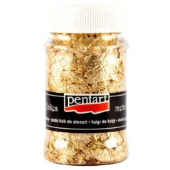 Folia do złoceń w płatkach - Pentart - złota, 100 ml