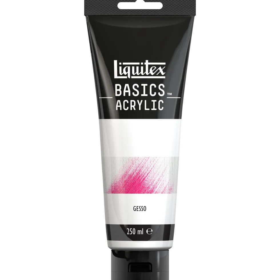Gesso do farb akrylowych Basics Acrylic - Liquitex - 250 ml