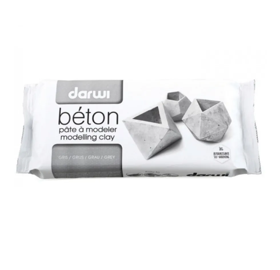 Glinka, masa plastyczna Béton - Darwi - efekt betonu, 500 g