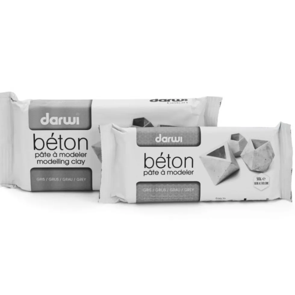 Glinka, masa plastyczna Béton - Darwi - efekt betonu, 500 g