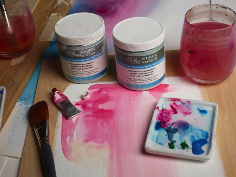 Grunt do farb akwarelowych - Winsor & Newton - White 250 ml