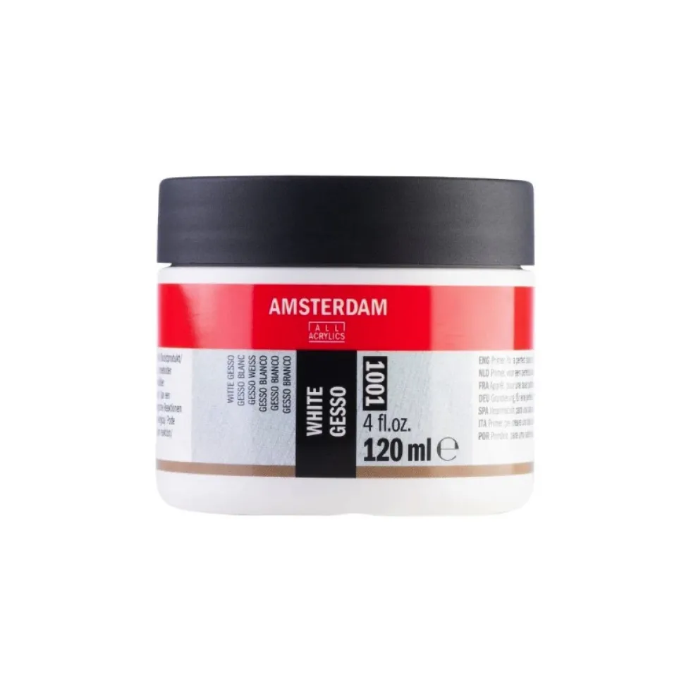 Grunt malarski podkład Gesso - Amsterdam - biały 120 ml