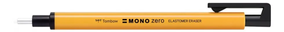 Gumka automatyczna MONO zero - Tombow - okrągła, Neon Orange