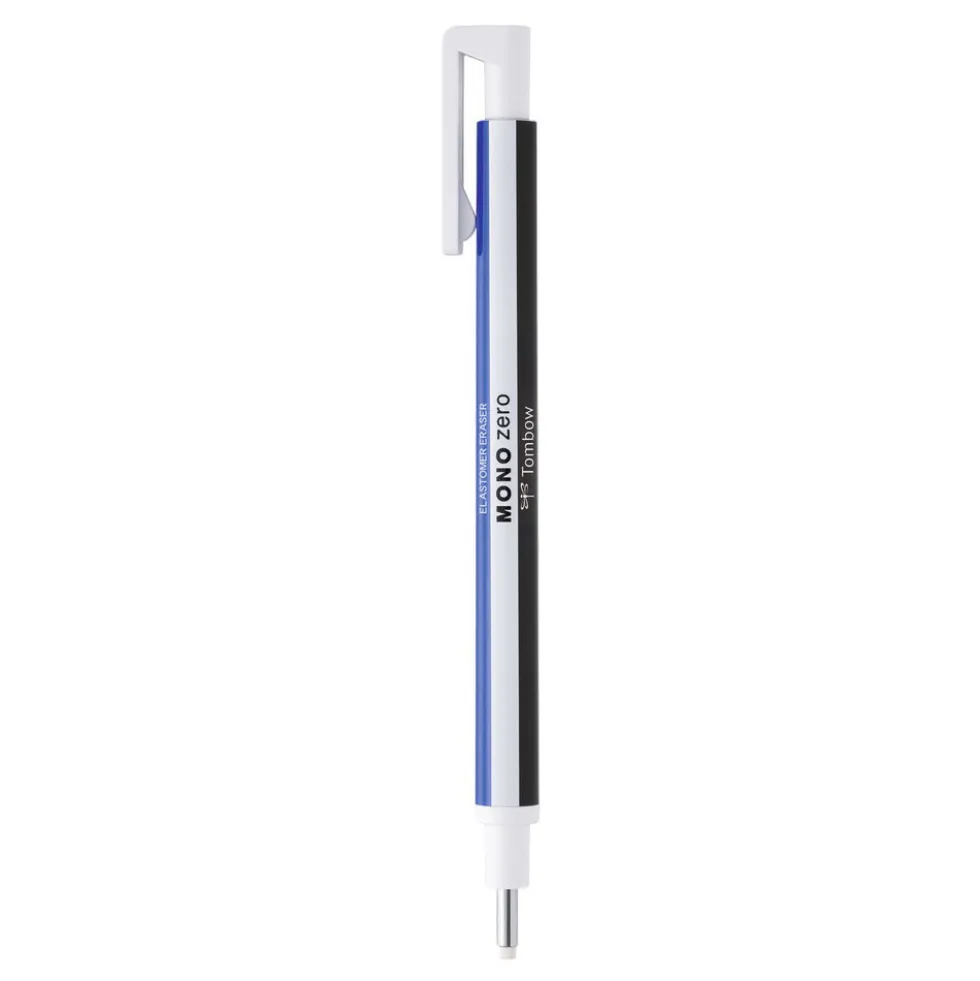 Gumka automatyczna MONO zero - Tombow - okrągła, w paski