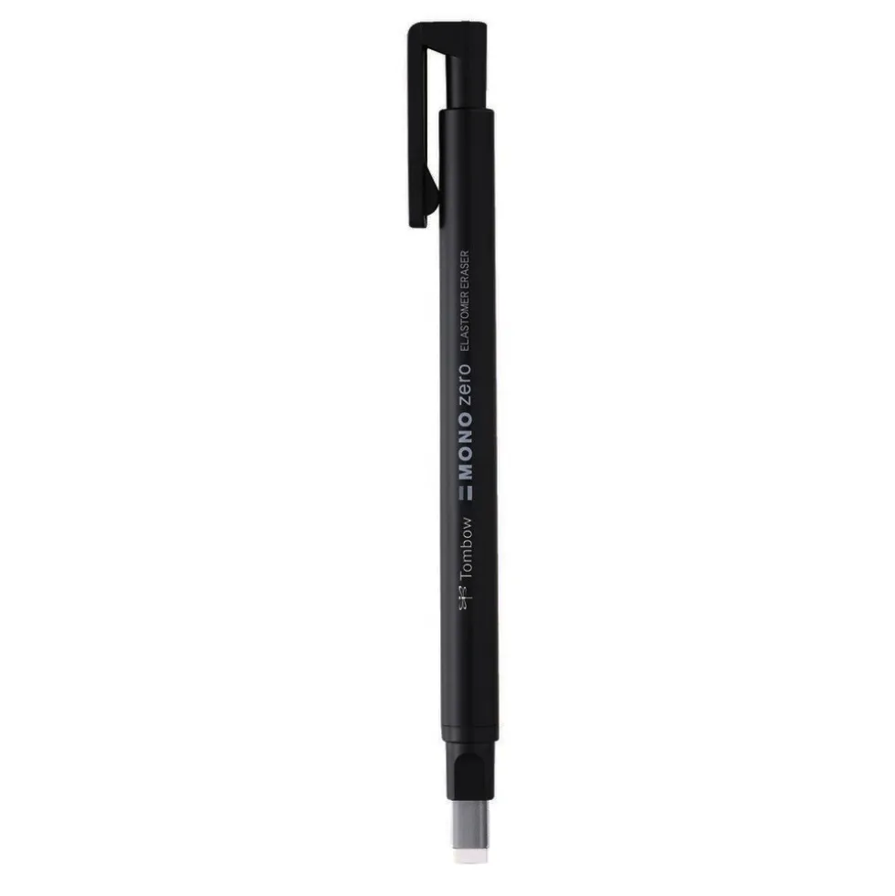 Gumka automatyczna MONO zero - Tombow - prostokątna, czarna