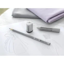 Gumka do ścierania Grip 2001 - Faber-Castell - szara