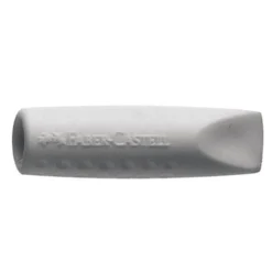 Gumka, nakładka do ołówków Grip 2001 - Faber-Castell - szara, 2 szt.