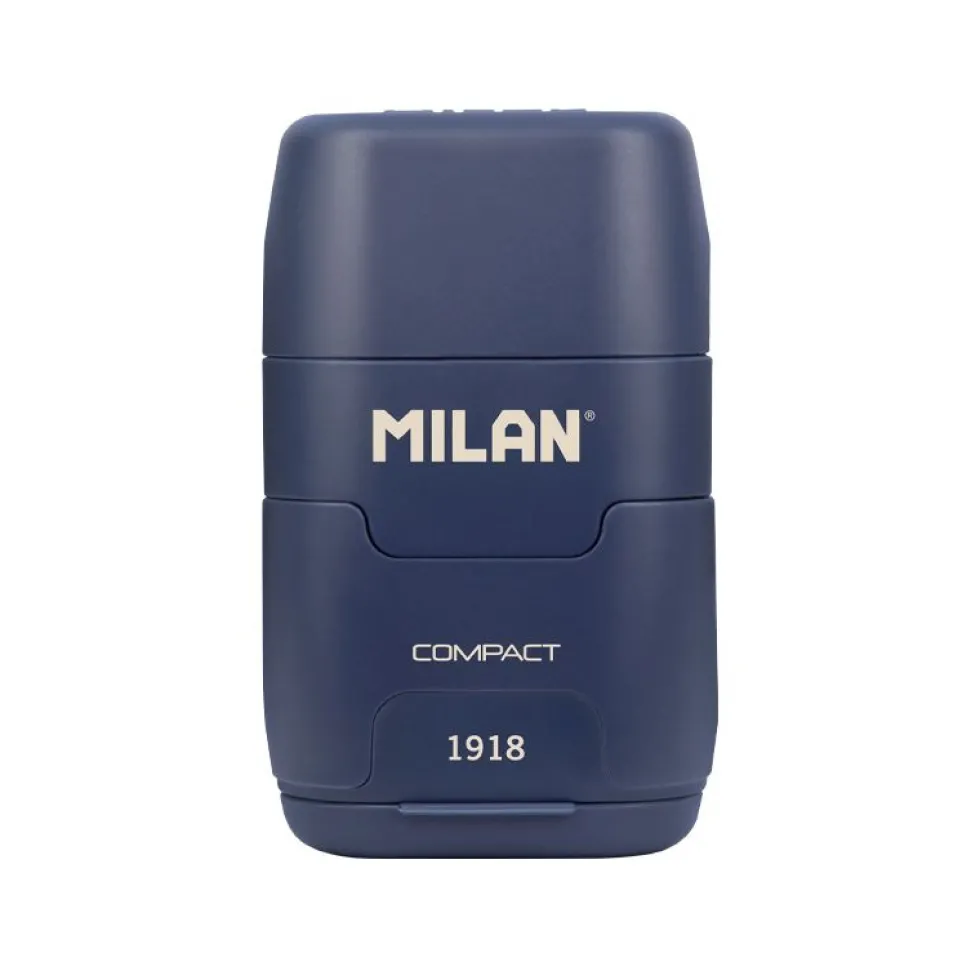 Gumka z temperówką Compact 1918 - Milan - niebieska
