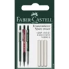 Gumki zapasowe do ołówka Grip 1345 i 1347 - Faber-Castell - 3 szt.