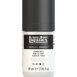 Gwasz akrylowy - Liquitex - Titanium White, 59 ml