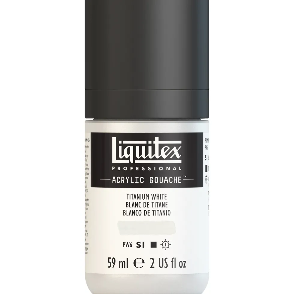 Gwasz akrylowy - Liquitex - Titanium White, 59 ml