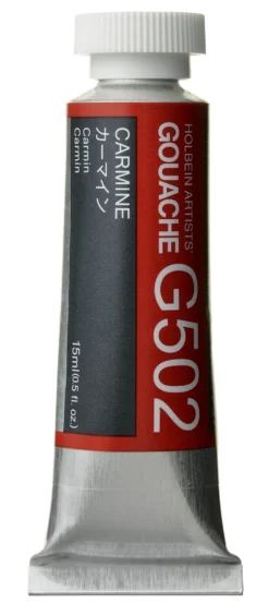 Gwasz Artists’ Gouache - Holbein - Carmine, 15 ml