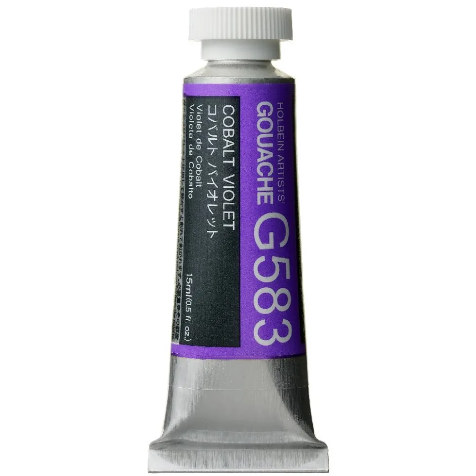 Gwasz Artists’ Gouache - Holbein - Cobalt Violet, 15 ml