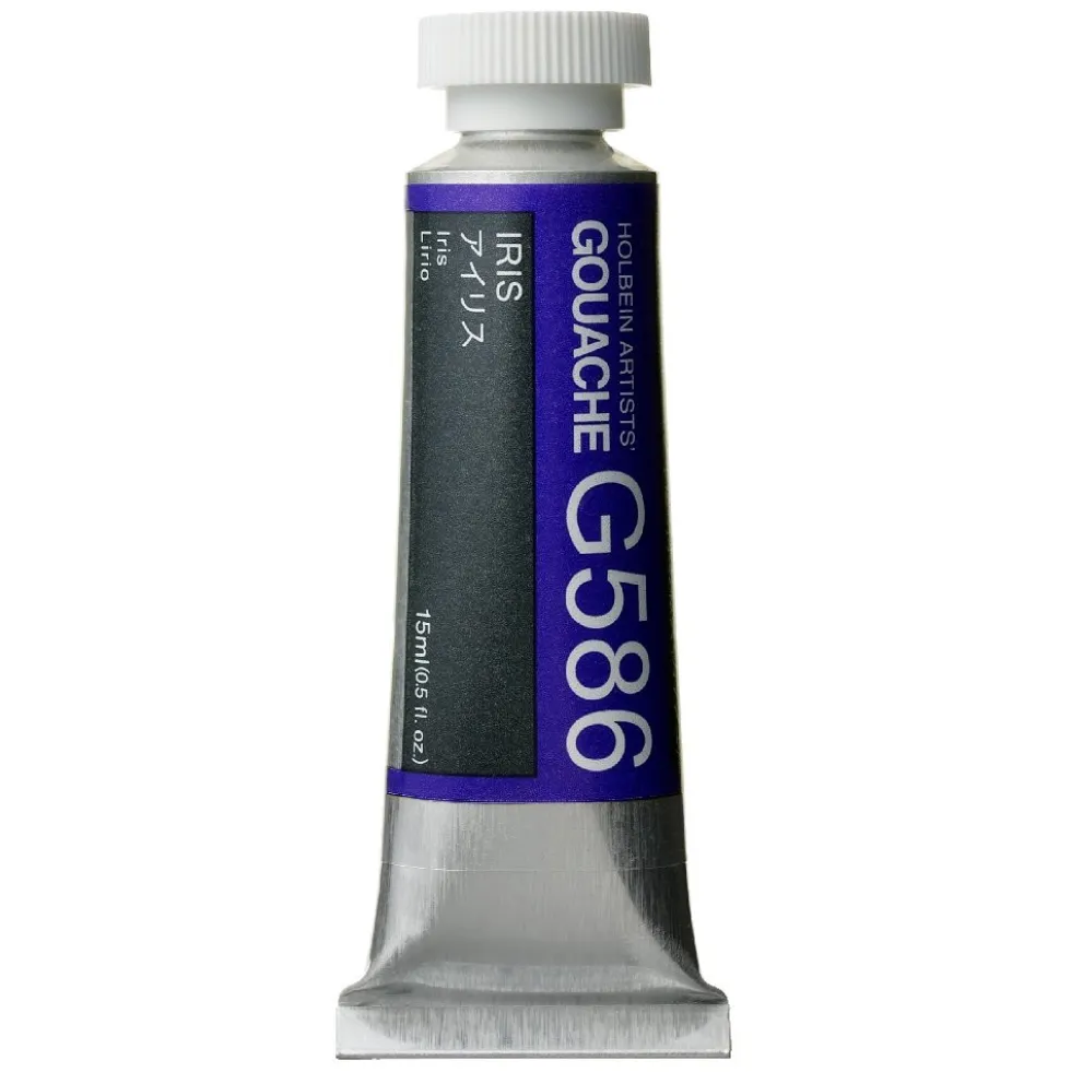 Gwasz Artists’ Gouache - Holbein - Iris, 15 ml