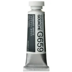 Gwasz Artists’ Gouache - Holbein - Primary White, 15 ml