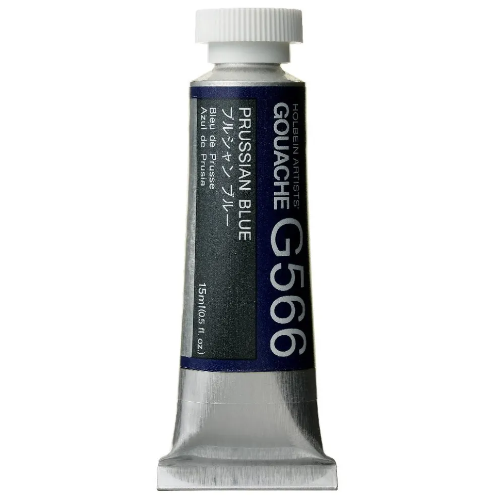Gwasz Artists’ Gouache - Holbein - Prussian Blue, 15 ml