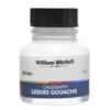 Gwasz kaligraficzny w płynie - William Mitchell - biały, 30 ml