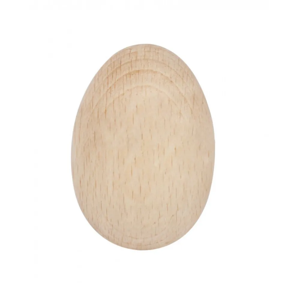 Jajko drewniane do ozdabiania - 6 cm