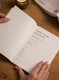 Jaśnie Myśli - Dziennik z pytaniami do siebie - niebieski