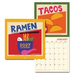 Kalendarz ścienny 2027 - Good Tuesday - Dishes Around the World 30 × 30 cm