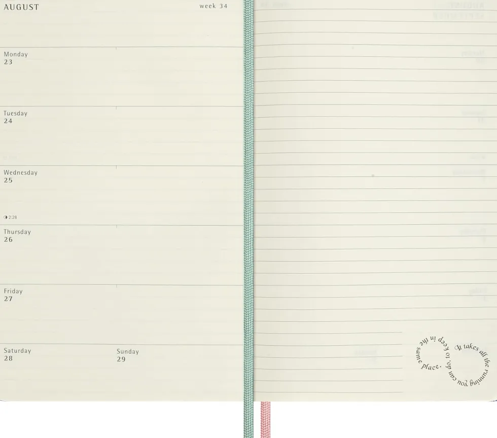 Kalendarz tygodniowy Alice's Adventures in Wonderland 2026/2027 L - Moleskine
