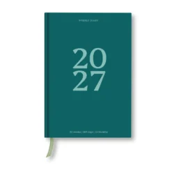 Kalendarz tygodniowy 2027 - Good Tuesday - Teal