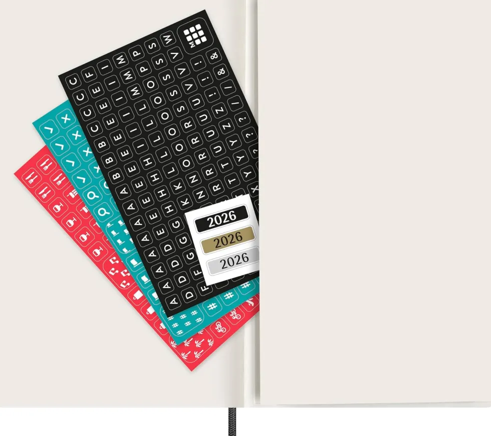 Kalendarz tygodniowy 2026/2027 L - Moleskine - Black