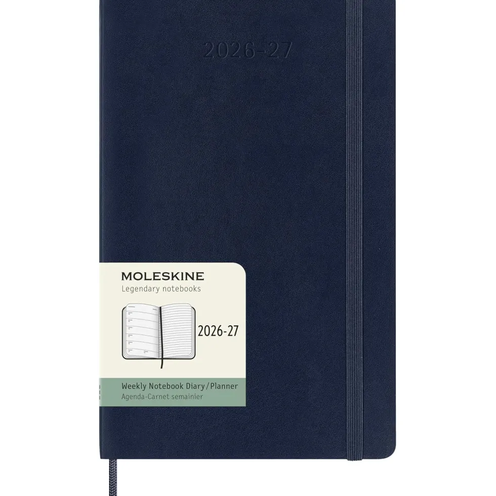 Kalendarz tygodniowy 2026/2027 L - Moleskine - Sapphire Blue