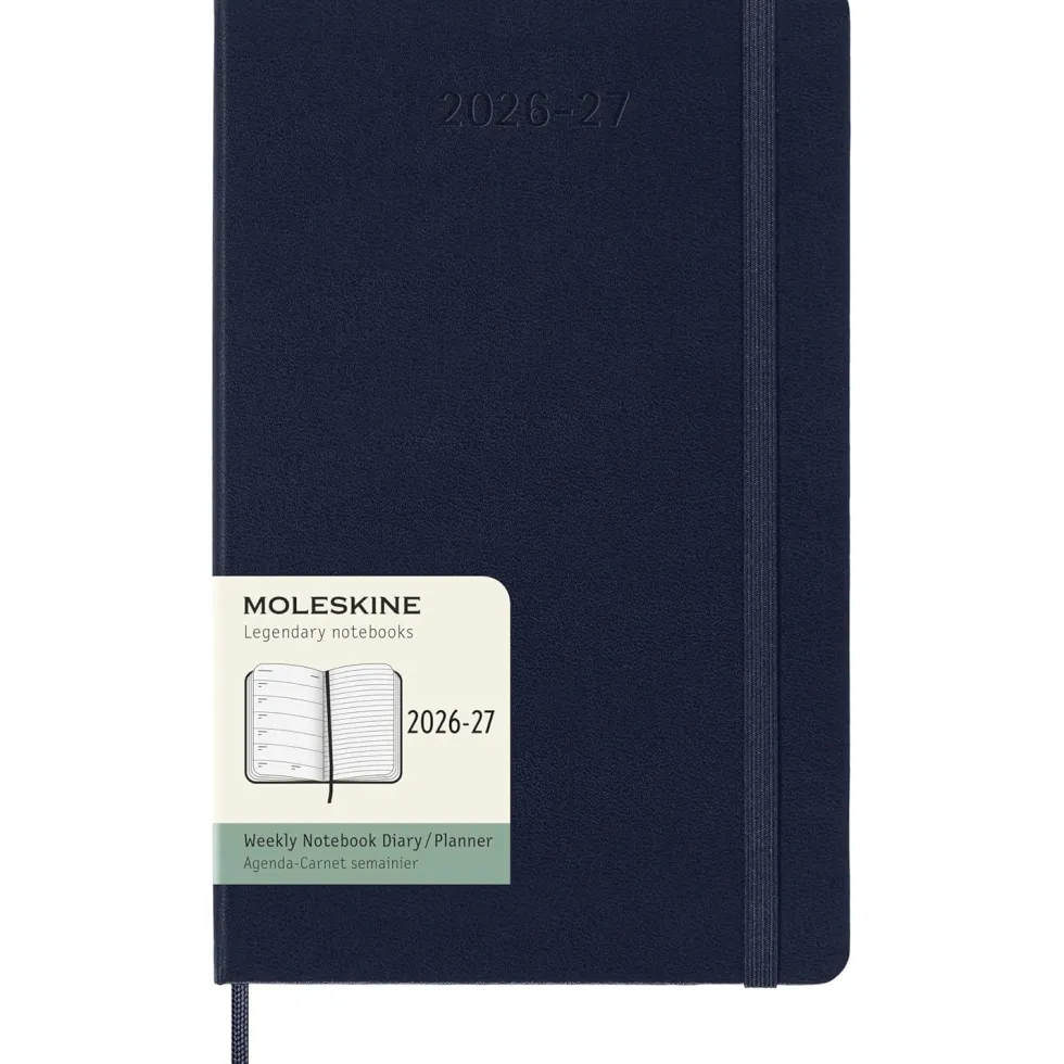 Kalendarz tygodniowy 2026/2027 L - Moleskine - Sapphire Blue