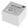 Karteczki klejone Note Box - Interdruk - białe, 8,5 x 8,5 x 3,5 cm