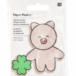 Karteczki samoprzylepne Pig 8,5 x 8,1 cm - Paper Poetry - 25 szt.