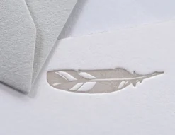 Kartka okolicznościowa A6 - Gmund - Icon Feather