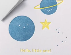 Kartka okolicznościowa A6 - Gmund - Little One Universe Blue