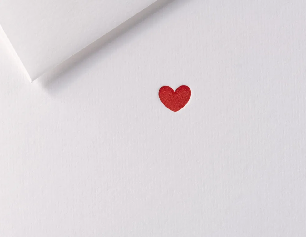 Kartka okolicznościowa A6 - Gmund - Red Heart