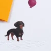 Kartka okolicznościowa A6 - Gmund - Traces at Lake Sausage Dog