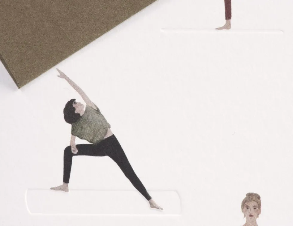 Kartka okolicznościowa A6 - Gmund - Yoga