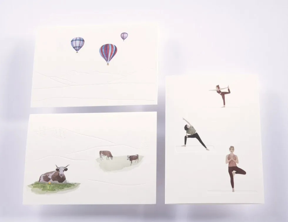 Kartka okolicznościowa A6 - Gmund - Yoga