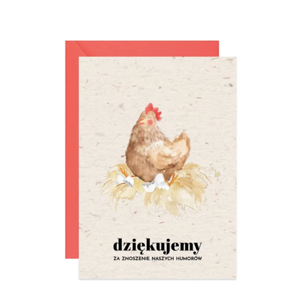 Kartka okolicznościowa A6 - Paperwords - Dziękujemy