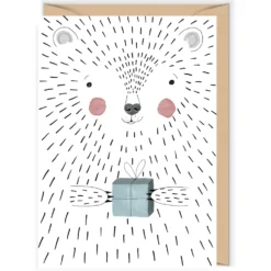 Kartka okolicznościowa - Cudowianki - Big bear, 12 x 17 cm
