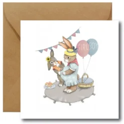 Kartka okolicznościowa - Hi Little - Baby Shower