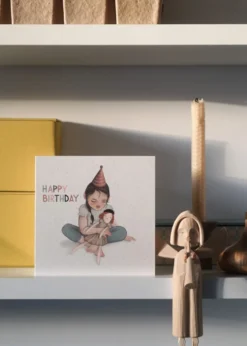 Kartka okolicznościowa - Hi Little - Happy Birthday Girl