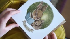 Kartka okolicznościowa - Hi Little - Mama Króliczki