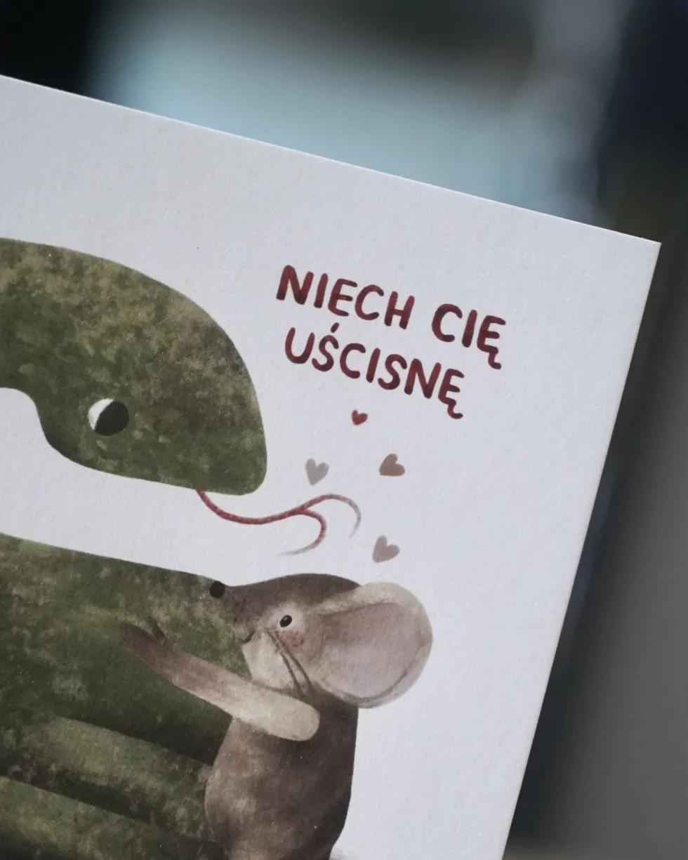 Kartka okolicznościowa - Hi Little - Niech Cię Uścisnę