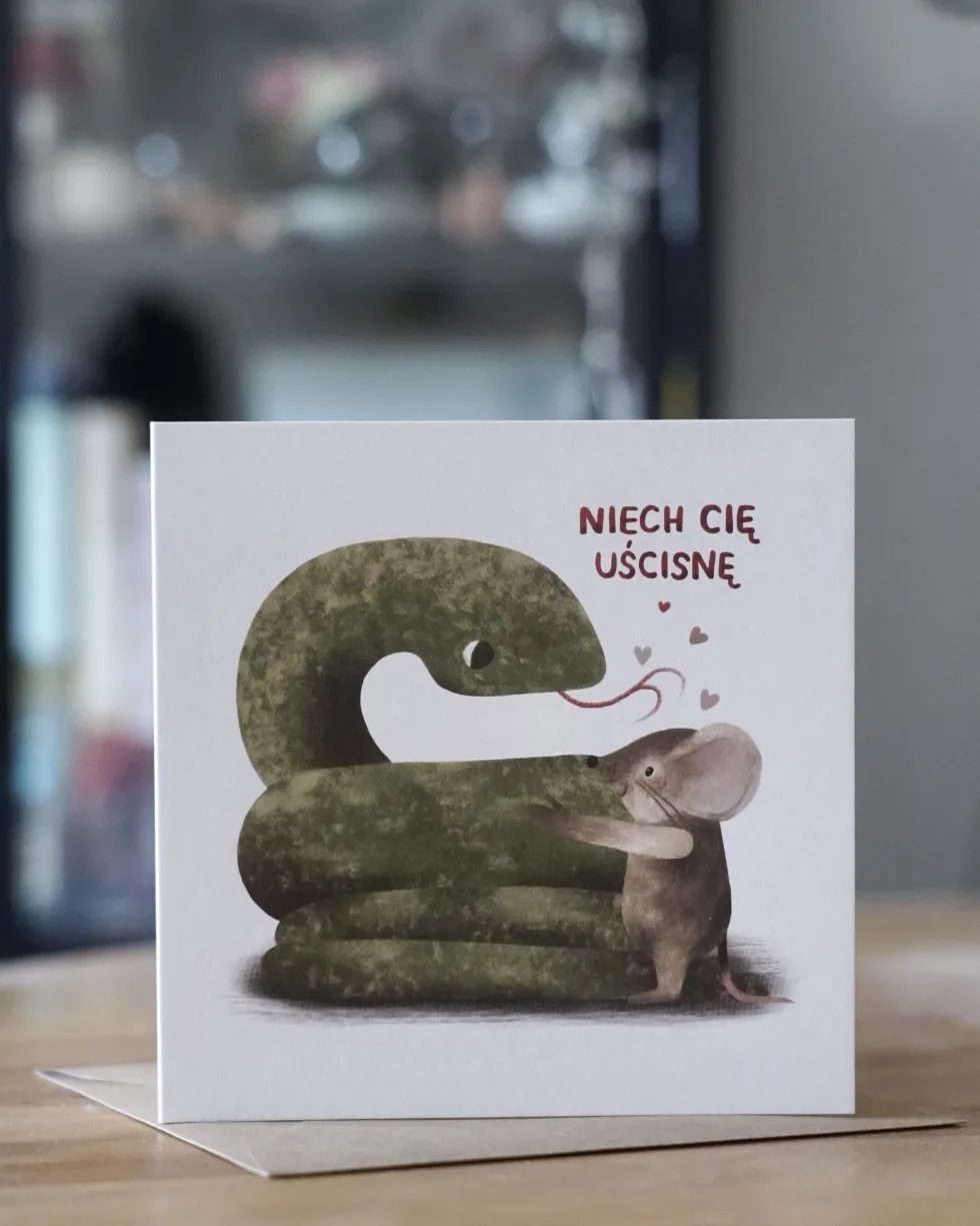 Kartka okolicznościowa - Hi Little - Niech Cię Uścisnę