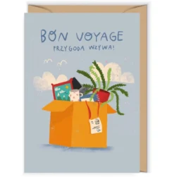 Kartka okolicznościowa 12 x 17 cm - Cudowianki - Bon Voyage